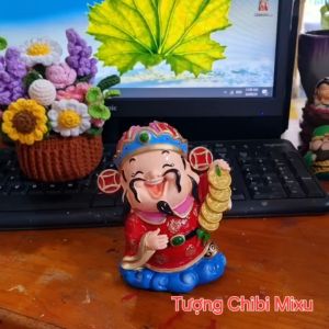 Trọn bộ 05 mẫu tượng Thần Tài size 12cm