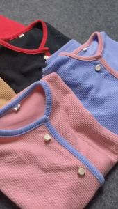 Cardigan Knit Rachel Anak Perempuan Usia 5-12 Tahun Fasion Anak Viral OOTD Kekinian Terbaru Bisa COD