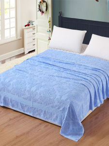 Vintage Cotton Towel Blanket: A Retro Style for Summer Comfort & Office Use