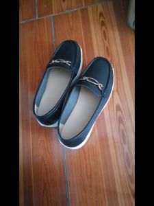 Size 36-41 Women Fashion Wedge Heel Loafers Thick-soled Sneakers Slip-on School Student Sports Shoes