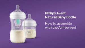 Philips AVENT Natural Response Baby Milk Bottle 4oz/ 8oz/ 9oz/ 11oz Glass PP AirFree Botol Susu Natural Avent