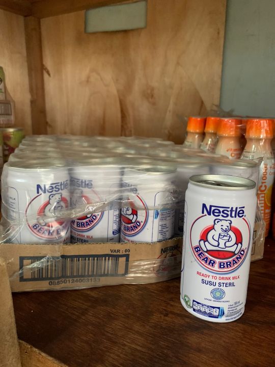 Susu beruang 1 kaleng / susu bear brand / Susu steril / bear brand kaleng / susu putih kaleng / Susu cair / susu UHT