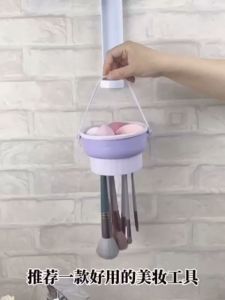 Make Up Brush Cleaner Silicone Foldable Make Up Brush Holder Beauty Tools | Pembersih Berus Solekan Silikon Berlipat | 化妆刷清洁碗粉扑美妆蛋清洁神器晾干收纳晾晒架网篮清洗器工具