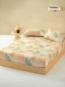 Water star | Printed Cotton Bed Sheet Cover for Dormitory