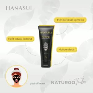 HANASUI Naturgo Masker Lumpur Lightening Peel Off Mask 60g TUBE