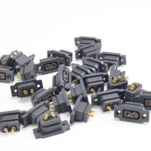 6/12PCS XT60E-F Female Plug Connector XT60 Socket Plugs Panel Mount Fixed With Screws For RC FPV Lipo Battery RC Quadcopter