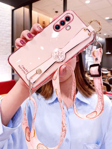 Vivo X30 pro Silicone Phone Case with Lanyard Crossbody Womens Style Adjustable Strap Full Cover Anti-Fall Soft Shell for BBK Phones