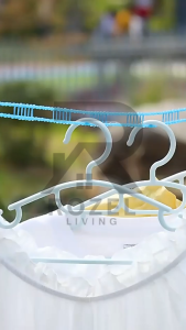 ROZEL Tali Gantungan Jemuran Baju Portable 5 Meter dan 3 Meter Clothes Line Laundry Gantungan Plastik Kuat