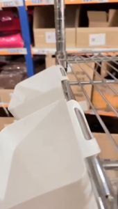 ABS Mini Hanging Ikea Storage With Hook Basket Small Shelf Trolley Container Bucket Kitchen Tools Portable Holder Bekas Gantung Rak Troli Pelabagai Warna