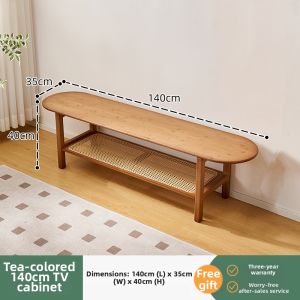 ZHUTING | Modern Simple Japanese Rattan Television Cabinet