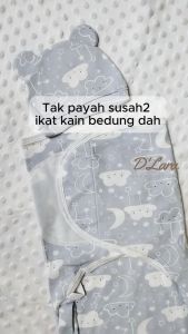 DLARA Swaddle baby Instant swaddle Bedung baby newborn Adjustable baby swaddle wrap Bedung bayi cotton murah