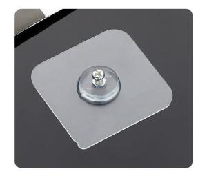 No-Drill Wall Hooks Strong Adhesive Picture Frame Photo Wall Stick Hooks Fixed Glue Invisible Traceless Screwless Plastic Hooks