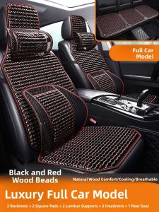 TOKUSET | Massage Supportive Car Seat Cushion Wood Beads