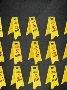 WENJUN | Caution Sign for Wet Floor Maintenance Warning A-Frame Notice Board