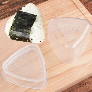 2PCs/Set Triangle Form Sushi Molds Onigiri Rice Ball Bento Mould Lovely Onigiri Packaging Bags