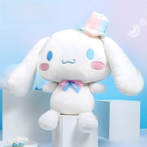 Sanrio Hello Kitty Plush Toys Starry Night Big Eared Dog Doll Cute Birthday Gift Soft Stuffed Toys for All Ages