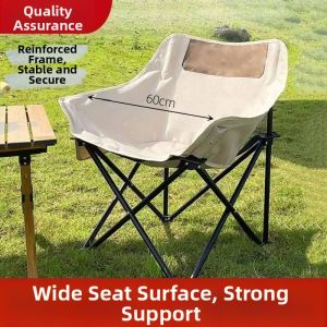 LIWAN | Portable Folding Moon Chair for Camping Fishing Picnicking Sketching