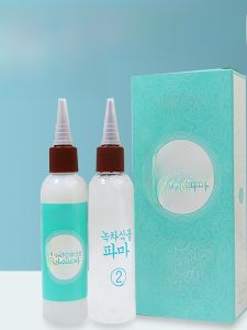 Green Tea Cold Perm Lotion Morgan Perm Hair Salon Professional Use Hair Texturing Gelousperm Lotion for All Hair Types