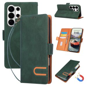 Leather Wallet Cards Phone Case for Samsung S26 Ultra S25 S24 FE S23 S22 S21 Plus A57 A37 A27 A17 A07 A55 A35 A06 A56 A36 Cover