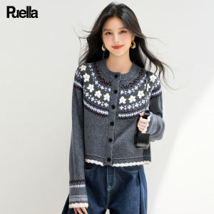 puella | Áo Knit Vintage Dáng Rộng Ôm Sát