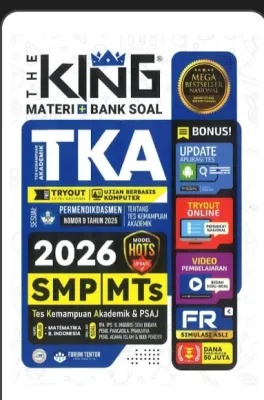 BUKU KING TKA SMP/MTS 2026 - King TKA SMP 2026 - Tes Kemampuan Akademik SMP