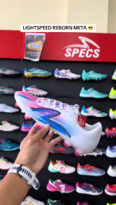 Promo Sepatu Sepak Bola Specs Lightspeed Reborn Meta XR FG White/Magnifico Pria Wanita Size Dewasa Dan Anak (COD)