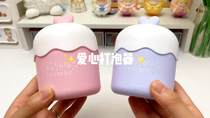 Facial Cleanser Foamer Bubble Kit Soap Foaming Net Face Brush Wash Cleansing Bubble Foam Maker Net Bottle Shower Gel Shampoo