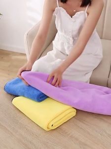 Handuk Kucing Anjing Hewan Peliharaan Cepat Kering Serat Lembut Anduk Mikrofiber Penyerap Air Mandi Pembersih Serbaguna