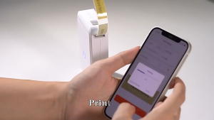 Giấy in nhiệt in tem dán in ghi chú note in sticker in giá-mã sản phẩm-barcode-tem trong suốt máy in Niimbot D110