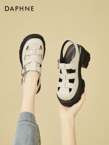Daphne | Platform Thick Heel Buckle Sandals for Women