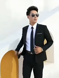 Jas Blazer Pria Formal Slimfit Hitam Premium