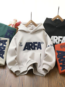 Áo Nỉ Trùm Đầu Rộng Rãi Cho Bé Trai Mùa Xuân Mới 2025 Áo Nỉ Trùm Đầu Cotton Pha Polyester Màu Trơn Thời Trang Cho Trẻ Lớn