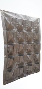 Pot Kantong Tanaman Dinding kantong 20 ukuran tinggi 114cm × lebar 84cm vertical garden