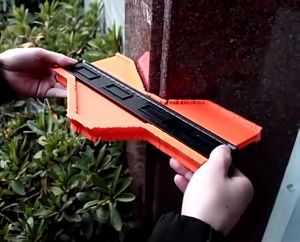 เกจคัดลอกชิ้นงาน เกจลอกแบบ 5นิ้ว และ 10นิ้ว  มีตัวล็อค เครื่องมือวัดระยะ วัดเส้นขอบ  ไม้ลอกแบบ ไม้วัดแบบเข้ามุม