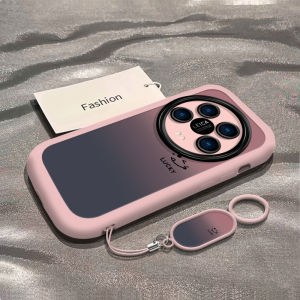 เคสโทรศัพท์ซิลิโคนนิ่มสำหรับ Xiaomi 13 Ultra รุ่นใหม่ ป้องกันการตกหล่น พร้อมสายรัด ดีไซน์ยิ้ม ดีไซน์เรียบง่าย สำหรับผู้ชายและผู้หญิง