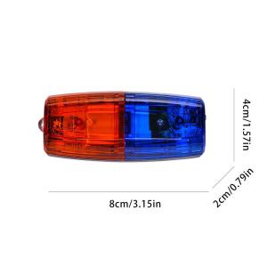 Đèn LED Cảnh Báo Khẩn Cấp Sạc USB Nhấp Nháy Đỏ Xanh Đèn Báo Hiệu An Toàn Đeo Vai Đèn Hậu Xe Đạp Cho Các Tình Huống Khẩn Cấp