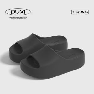 Dép Đế Dày Chống Trượt EVA Cho Nữ Mùa Hè Dép Đi Trong Nhà Phòng Tắm Thoáng Khí Thoáng Khí Đế Bằng Đế Cao Su Thoải Mái