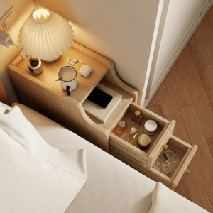 ZHUOHE | Mini Narrow Bedside Cabinet 30cm