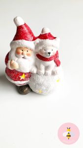 Pinky Bee Dekorasi Lampu Natal Santa Beruang 70110300