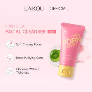 Laikou | Soft Foam PDRN CICA Facial Cleanser LAIKOU 50g Cleanses Without Tightness Centella Asiatica Niacinamide Glutathione Face Wash
