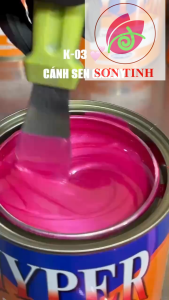Sơn xe máy HYPER màu hồng cánh sen camay 1K KAWASAKI MAX (Code: K-03)