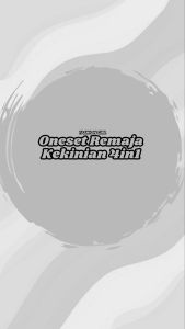 Oneset Wanita Setelan Remaja ( Blouse + Celana + Tanktop + Kacamata Kalung ) AM194R
