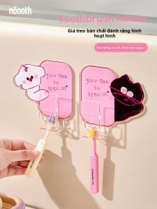 Giá Để Chổi Đánh Răng Điện Gắn Tường Hình Hoạt Hình Dễ Thương Cho Cặp Đôi Giá Để Đồ Phòng Tắm Chậu Rửa Sứ Dùng Một Lần