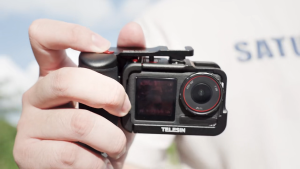 TELESIN Street Grip Kit Camera Handle Metal Cage for DJI Action 6 5 4 3