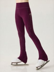 JOLLY BEAN | Skating Series Glitter Color Block Fleece Lined Pants