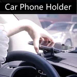 Xoay Điện Thoại Di Động Đa Năng Kẹp Xe Ô Tô Giá Đỡ Điều Hướng Ô Tô 360 Độ