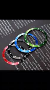Vòng Bezel Hợp Kim Gốm Sứ Cho Vỏ Đồng Hồ 375mm Phụ Kiện Vòng Bezel Seiko Ghost Rolex Phụ Kiện Sửa Chữa Bộ Máy Chống Nước