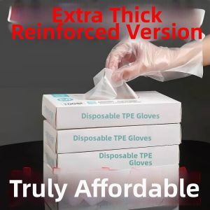 Durable and Transparent PE Gloves for Catering