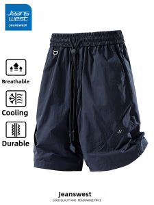 Jeanswest | Breathable Loose Straight American Style Shorts for Men