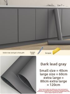 Kitchen Cabinet Waterproof Moisture Proof Sticker Furniture Renovation Oil Resistant Self Adhesive Door Film PVC Material